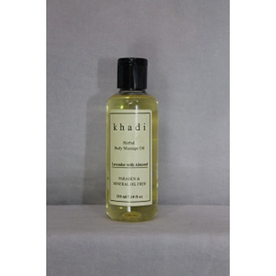 Khadi Natural Herbs Lavender Almond Body Massage Oil